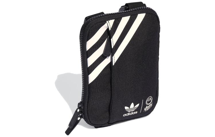adidas Оригинальная сумка через плечо Adidas Trefoil из полиэстера, Обычная, унисекс, Черная HZ7258