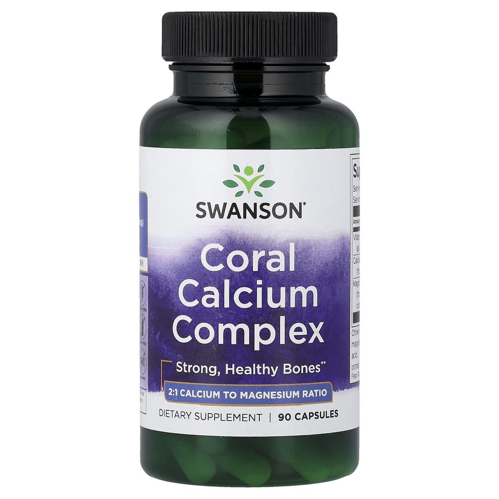 Swanson, Coral Calcium Complex, 90 Capsules