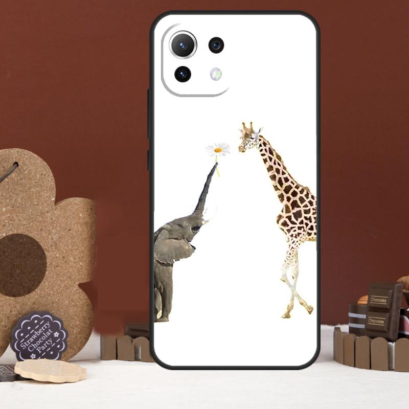 Cute Cartoon Giraffe Case For Xiaomi 17 Pro Max 14 15 Ultra 15T 13T 14T POCO F8 Ultra F7 F5 F6 X5 X6 X7 Pro Cover