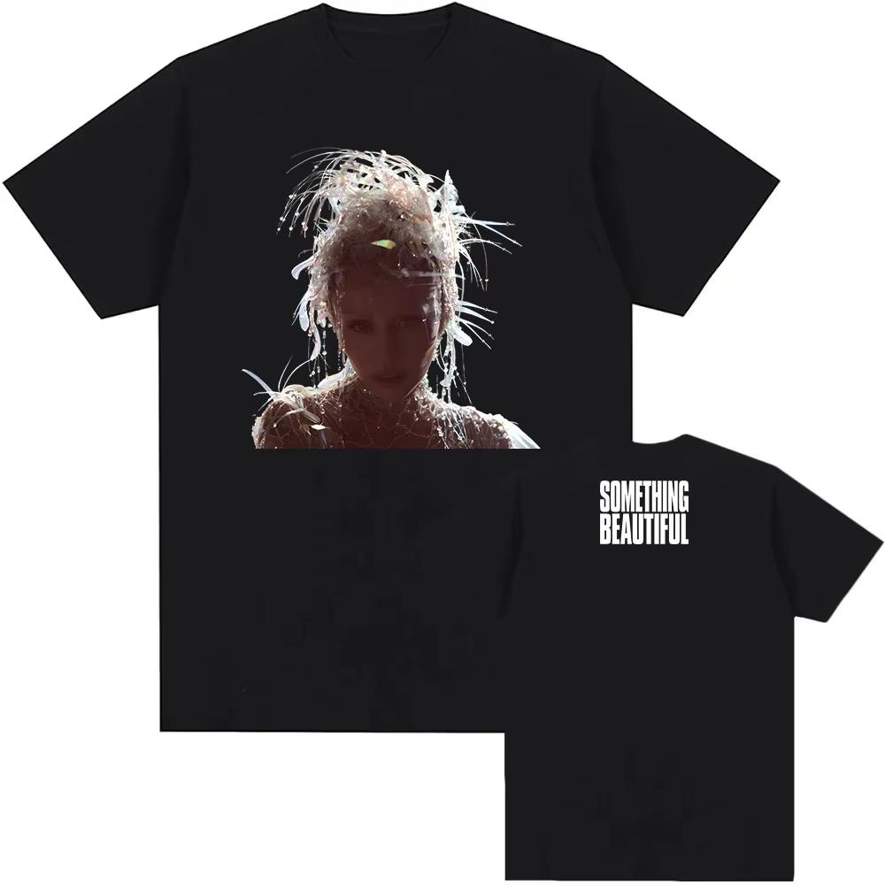 2025 Something Beautiful Album 2025 New Tshirts Miley Cyrus Singer Graphic Tshirt Cotton Round Neck Women Unisex T Shirt Streetwea