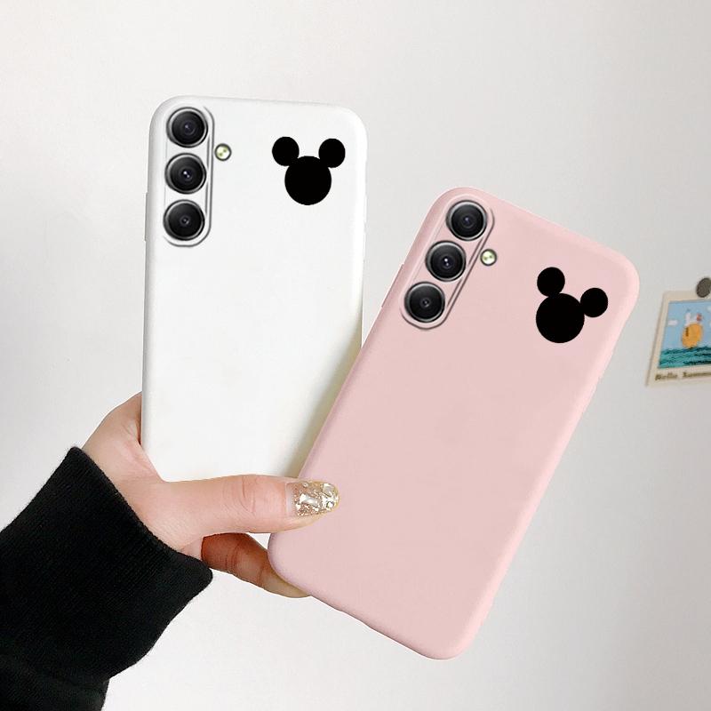 Couple Patterned Soft Silicone Case For Xiaomi Redmi Note 13 Pro 13C Samsung A55 M35 S24 iPhone Huawei Honor Realme Camera Protective Shockproof Cover