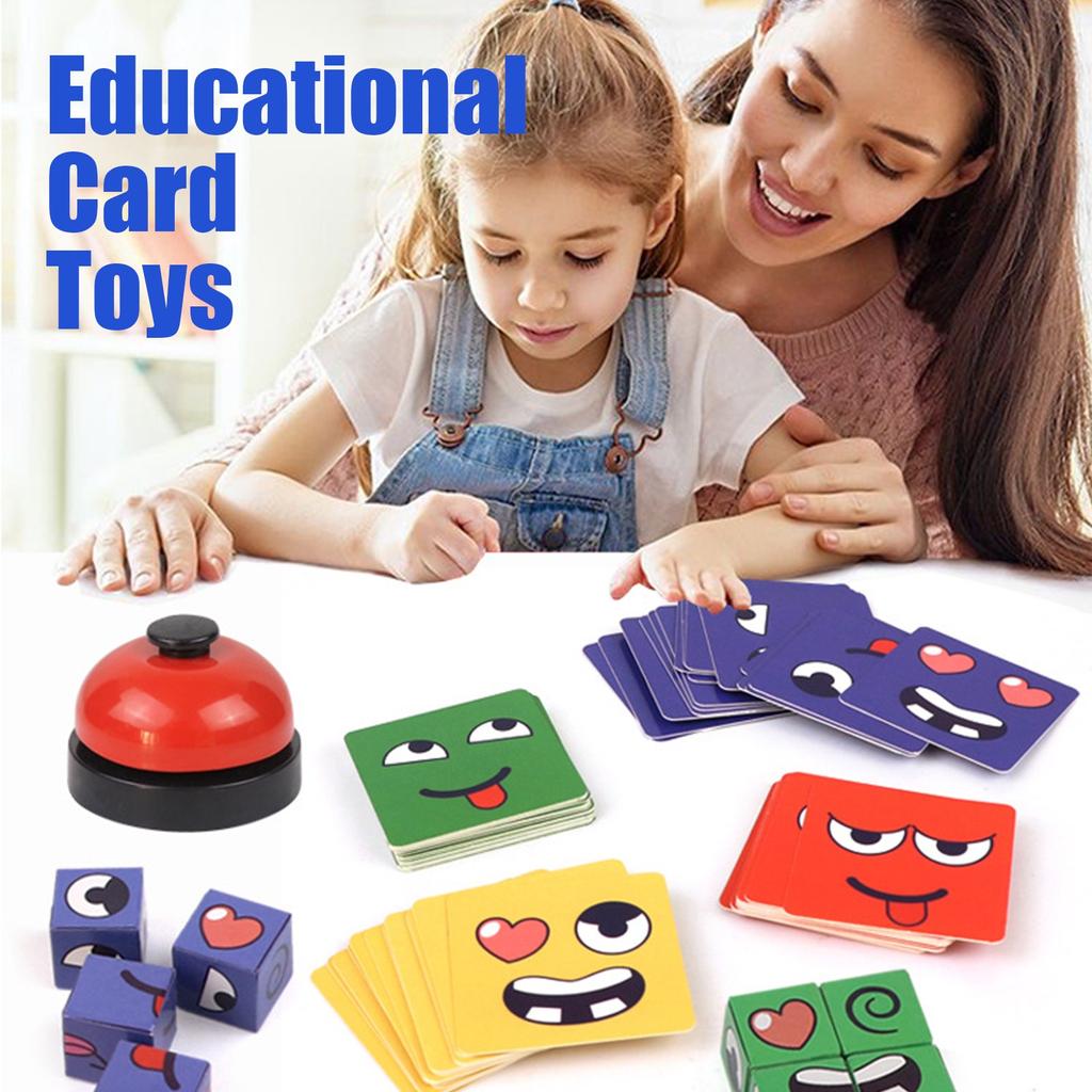Face-changing Children's Early Educational Toys Parent-child Interactive Fun Tabletop Game