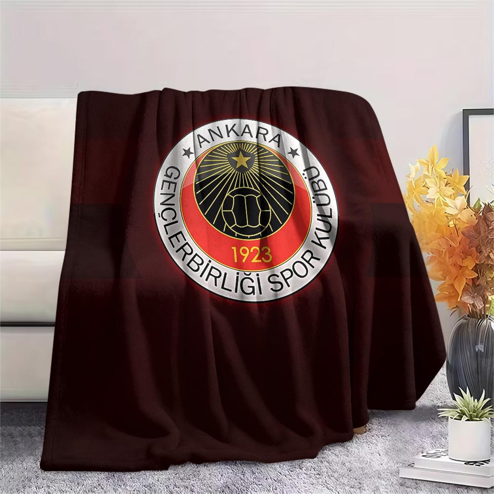Gençlerbirliği S.K. Print Flannel Blanket, High quality Comfortable for All Seasons, Home Decor, Warmth and Comfort