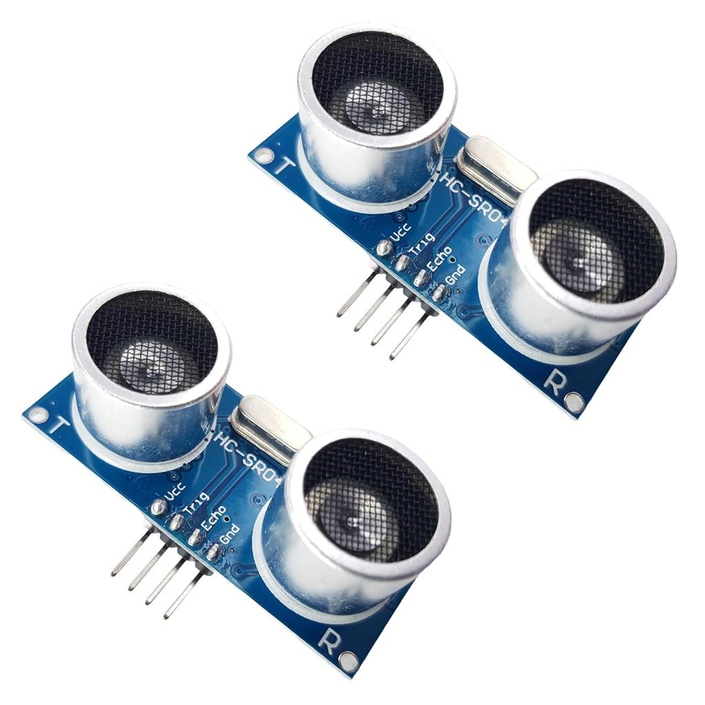 5Pcs HC-SR04 Ultrasonic Sensor Module Kit Distance Sensor Compatible with Mega R3 Duemilanove Nano