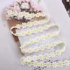 Creative Small Yellow Flower Embroidered Handmade Daisy Lace Trim DIY Craft Ribbon Sewing Supplies