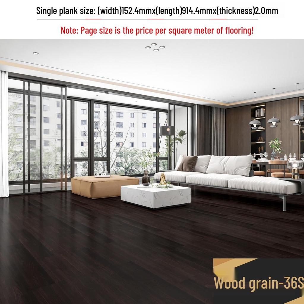 Самоклеящаяся водонепроницаемая виниловая наклейка для пола под камень: Толстое, износостойкое ПВХ-покрытие для спален