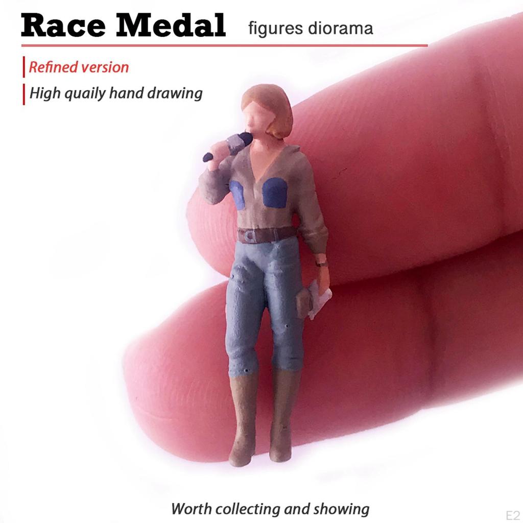 5 окрашенных 1/64 фотограф модель миниатюрные сцены микропейзаж заполняющий свет женский хост