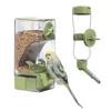 Набор для поения птиц Bird Parakeet Automatic Cage Bird Small Java Watering Feeder, Контейнер, 2, Поилка, Кормушка, Крепление, Кормушка, Птицы, Воробьи,