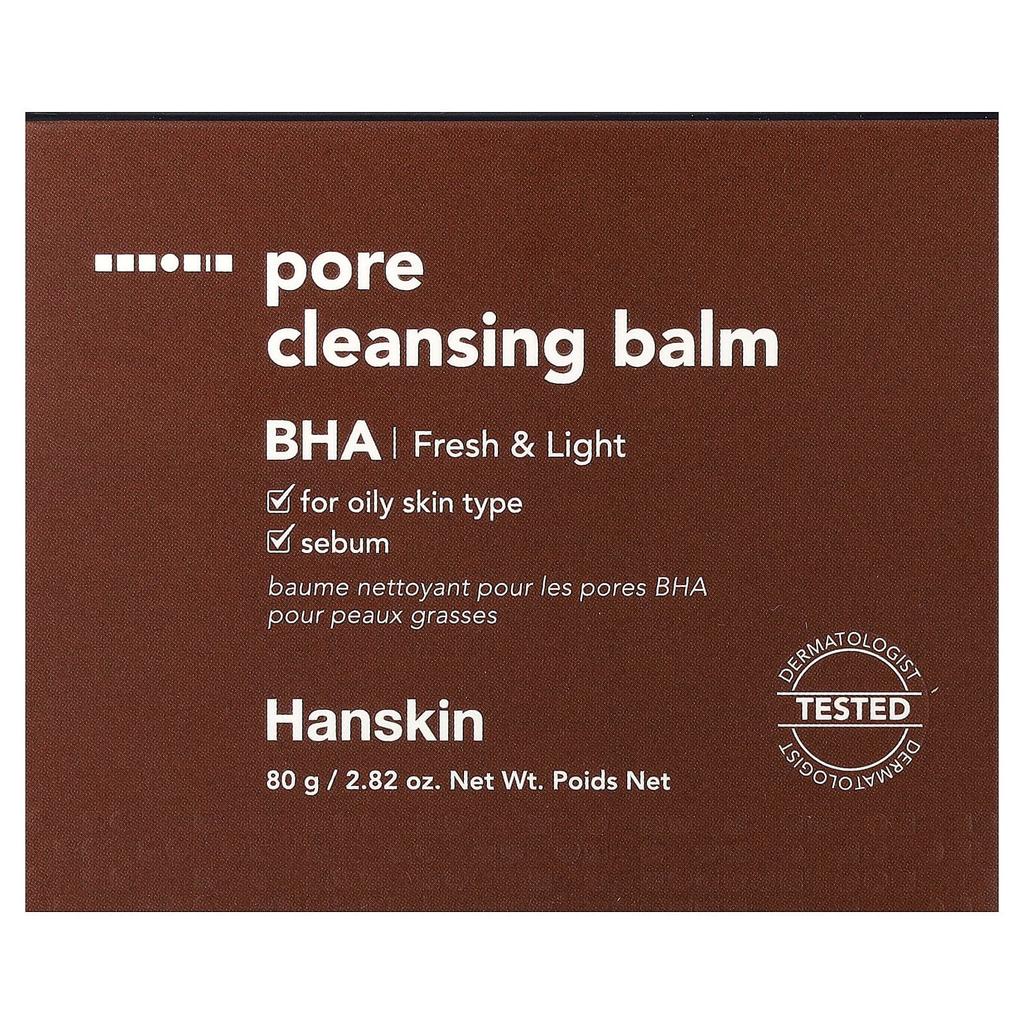 Hanskin Pore Cleansing Balm, BHA, 80g (2.82oz)