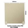For Creality Ender 3 V3 KE/SE PEI Spring Steel 235x235mm, Texture PEI Sheet Heated Bed for K1C/K1/Ender 3/3 Pro/3 V2/V2 Neo/3 V3