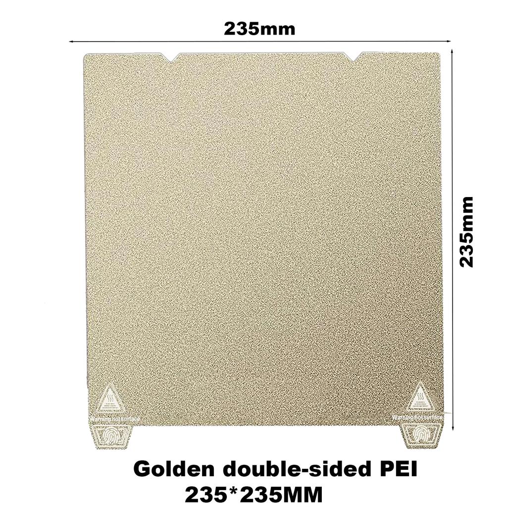 For Creality Ender 3 V3 KE/SE PEI Spring Steel 235x235mm, Texture PEI Sheet Heated Bed for K1C/K1/Ender 3/3 Pro/3 V2/V2 Neo/3 V3