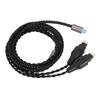 2Pin Sound Cable 3 in 1 Silver Plated Copper Cable Replacement for HD650 HD660S HD6XX HD600 HD660 HD580 HD535 HD545