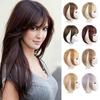 WTB Straight Bangs Reissue Block Synthetic Wig Female 3D Bangs Straight Hair Top Reissue Cover Hairline Part