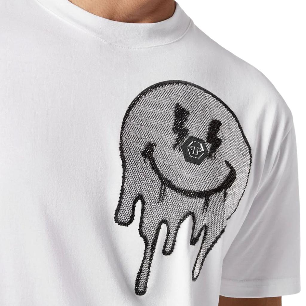 Philipp Plein Smile studded T-shirt PADC-MTK7283-PJY002N-01