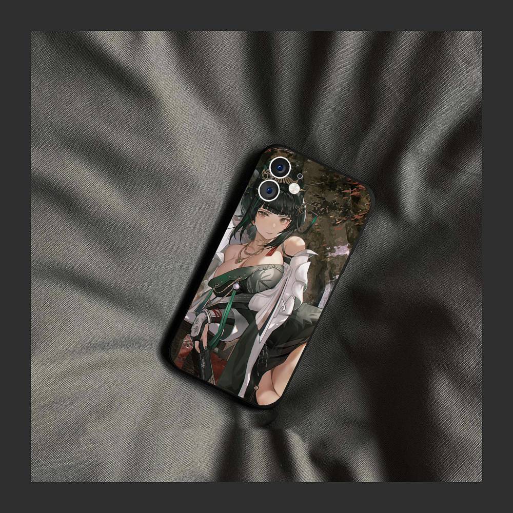 Hanying Zitheriwo Анимированная Мобильная Игра P-PGR Чехол для Телефона Для IPhone 17 Air 16 15 14 13 Pro Max 11 12 Черный Силиконовый Чехол