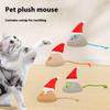 Игрушка для кошки мышка рождественская шляпа само-привет игрушка для кошки красочная плюшевая маленькая мышка игрушка для кошки