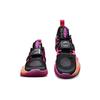 Li Ning All City 10 V2 Нескользящие, износостойкие, дышащие низкие баскетбольные кроссовки мужские Черный Красный Фиолетовый ABAS059-7