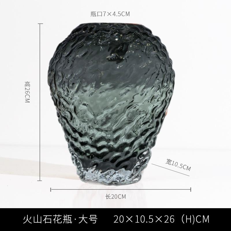 Толстое Цветное Стеклянное Ваза Ваза для Цветов Оранжевая Цветочная Композиция Аксессуары Гидропоника Террариум Аксессуары для Домашнего Декора