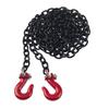 Мини-металлический прицепная цепь буксировочный крюк декоративный аксессуар, Совместим с Axial SCX10, HSP 94180, RC4WD D90, Traxxas TRX4, CC01 110 RC-краулер (черный)