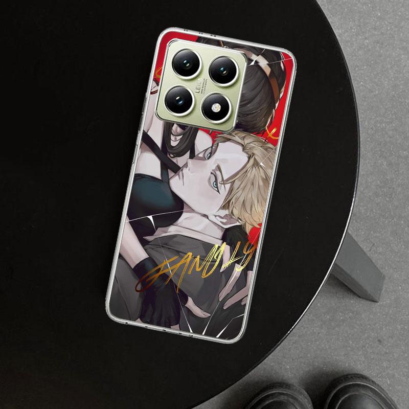 Аниме Чехол для телефона S-Spy Family Аня для Xiaomi Redmi Note 15 14 13 12 11 Pro Plus 14S 12S 11S 11T 11E 10S 10 Индивидуальный Забавный