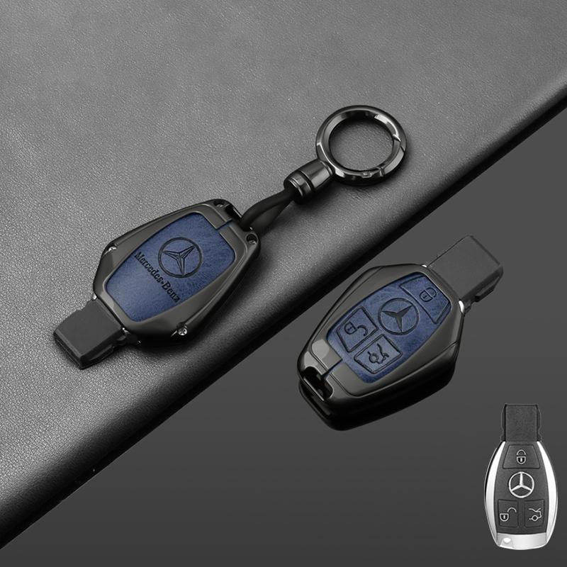 D7Car Key Case Cover Protector for Mercedes Benz CLK ML SLK B C E S Class Auto Keychain Accessories Car Styling for Mercedes Benz