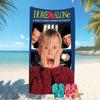 Beach Towel with Home Alone Pattern - soft,absorbent,machine washable Lightweight&Modern,swimming,Travel Essentials