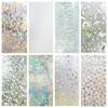 90x200Cm 3D Rainbow Effect Window Film Stained Glass Vinyl Self Adhesive Film Static Cling Window Stickers Heat Control Anti UV