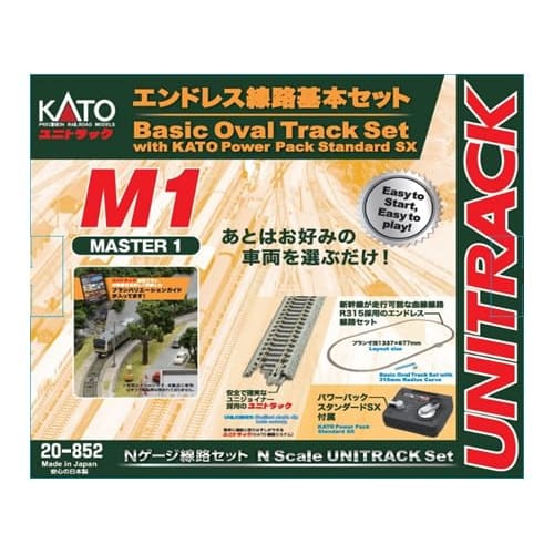KATO N Gauge M1 Endless Track Basic Set Master 1 20-852 Model Railroad Rail Set 20-852