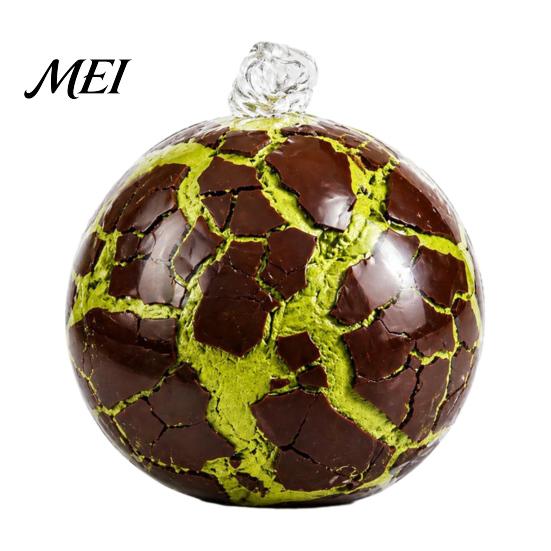 Soft Squeeze Toy Wax Cracking Ball Toy, Crispy Chocolate Stress Relief Portable Slow Rising Fidget with Crackable Texture, Party Favors Anxiety
