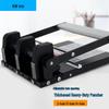 Металлическая трехдырочная дырокол KW-triO 931C с регулируемым шагом, штепсель CN (адаптер в комплекте)