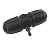 25PCS 3 Way Lock Barbed Tee Connector POM 16mm To 4/7mm Tee Connector  Garden Irrigation