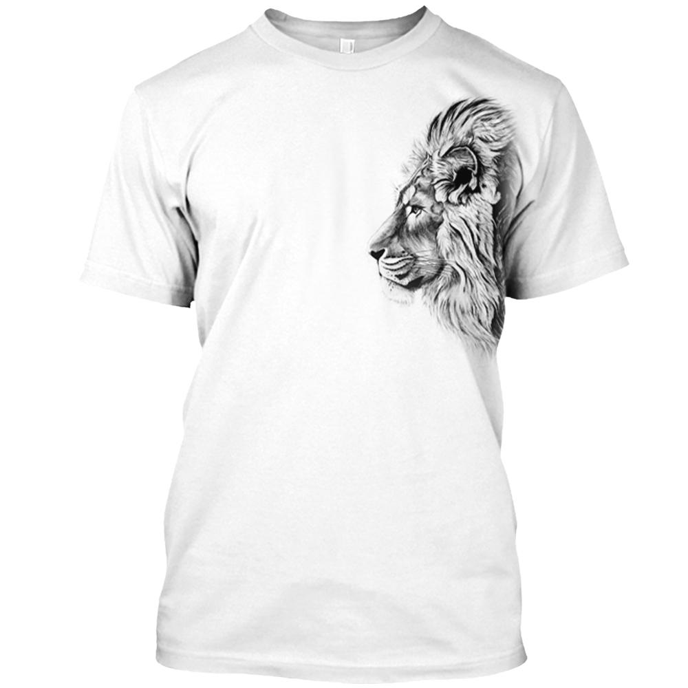 Винтажная мужская футболка с животными, футболки с 3D принтом льва, топы с короткими рукавами, летние дышащие рубашки для фитнеса, мужская одежда