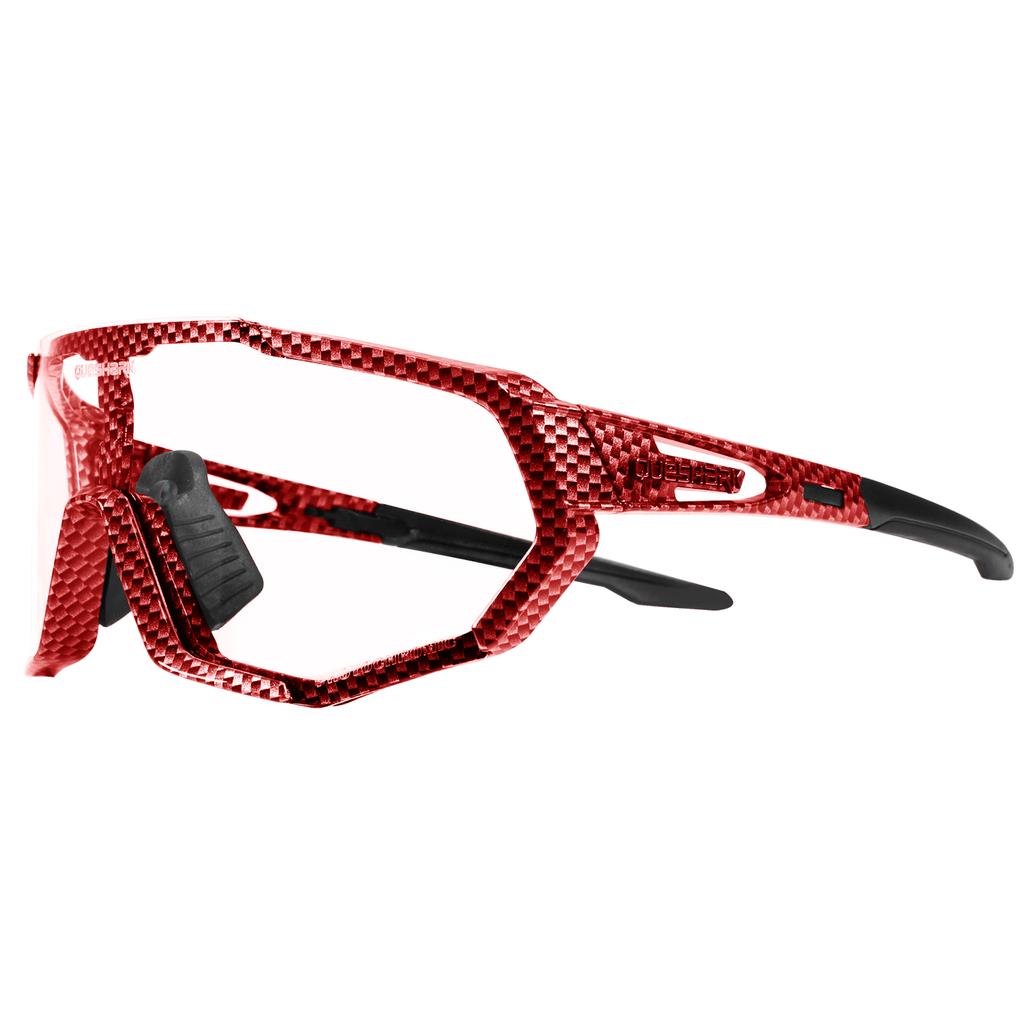 Queshark Photochromic Cycling Sunglasses MTB Sports Glasses Bicycle Goggles Mountain Bike Glasses Men's Women Cycling Eyewear