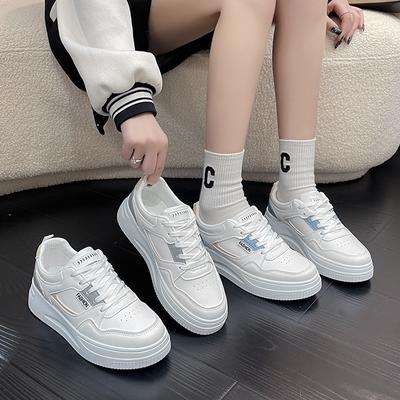 Универсальные женские весенние новые повседневные студенческие кеды женские кроссовки на платформе ins