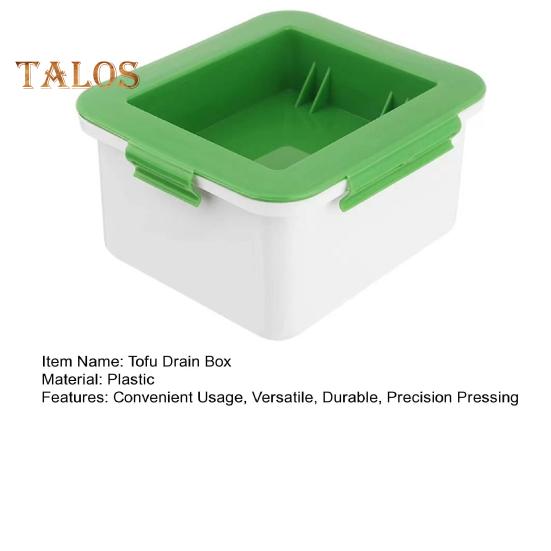 Пресс-коробка для тофу Пресс-коробка для тофу с сушкой для твердого или очень твердого тофу Машинка для приготовления тофу с сушкой для воды, пригодная для мытья в посудомоечной машине