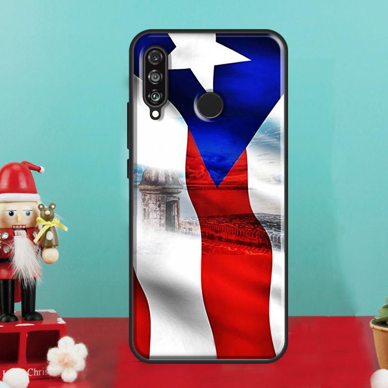 Puerto Rico Flag For Huawei Nova 12i 12s 11i 5T Y90 Y70 Y60 Y61 Y91 Y72 9 10 SE P60 Pro P20 P30 P40 Lite Case