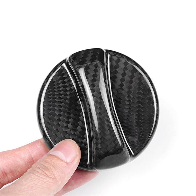 A03E-Real Hard Carbon Fiber For Camaro 2010-2015 Car Gas Fuel Tank Cap Sticker Decor Accessories