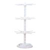 Multi-layer Keychain Hanging Rack Acrylic Material Adjustable Tiers Display Rack DIY Organizer Spinner Display Storage Rack