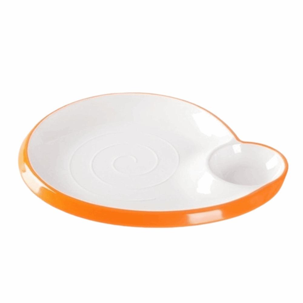 Melamine Dumpling Plate Thickened Snack Serving Tray French Fries Tray Restaurant Use