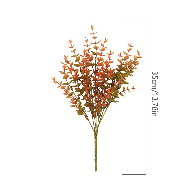 Оранжево-красный Лавандовый Фиолетовый Персидский Лист Орхидея 7 Вилочный Эвкалипт Дикая Горная Хризантема
