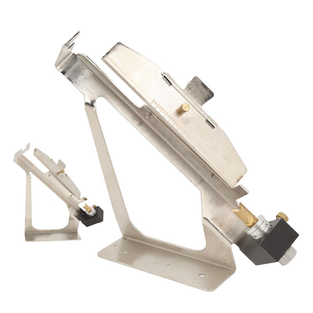 Инструмент для оперения стрел для стрельбы из лука Джиг для оперения Нержавеющая сталь Прозрачная шкала Регулируемый Нескользящий Перьевой стик Стрела для стрельбы из лука