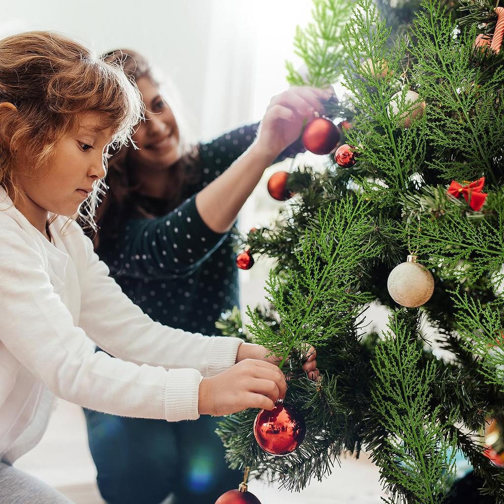 Artificial Pine Cypress Sprigs Branches Garland DIY Wreath Faux Cedar Spray Cedar Twig Stems ChristmasTree Wedding Decorations