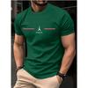 Loose Casual Comfortable Short Sleeve T-Shirt Letter Printing Sports Crew Neck T-Shirt Men's Top