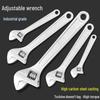 Adjustable Multifunctional Large-Opening Self-Tightening Short Handle Wrench for Plumbing