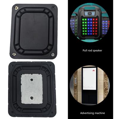 Прямоугольный пассивный радиатор 69x59 мм, вспомогательная резиновая виброплита, ремонт сабвуфера