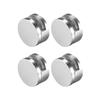 Zinc Alloy Glass Clips Silver Mirror Fasteners New Mirror Clip  Kitchen Cabinet