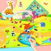 DIY Children's Zoo Jelly Quiet Book Early Education Concentration Development Repeatedly Sticking Zoo Jelly Sticker Book