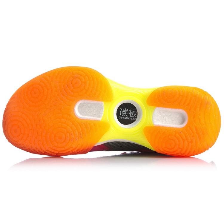 Бадминтонные кроссовки Li Ning Женские Низкие Оранжево-красные AYAQ002-2