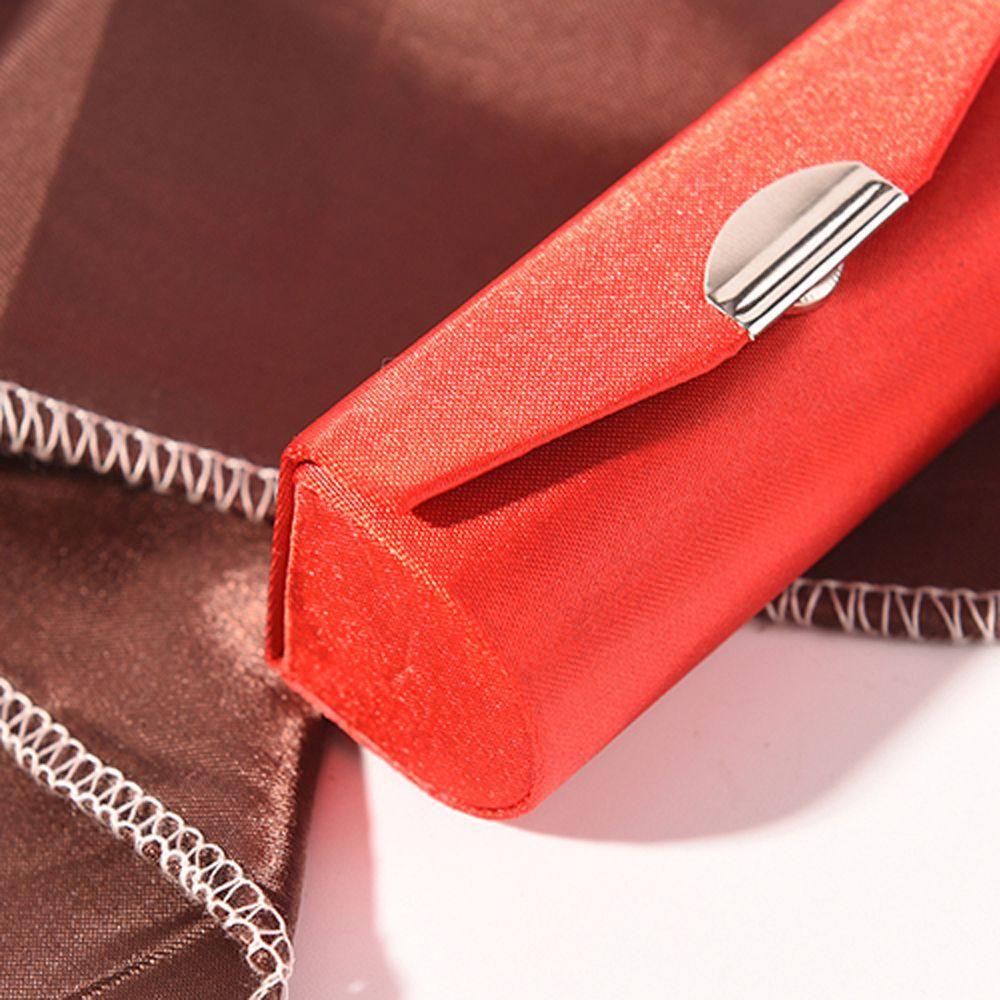 Трубочки Чистый Цвет с Зеркалом Шкатулка для Украшений Тканевый Материал Дизайн Держатель для Помады Футляр для Помады Упаковочная Коробка Коробка для Помады