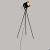 Lampadaire Trépied "Bil" Métal Noir H136cm - Atmosphera Createur D'interieur